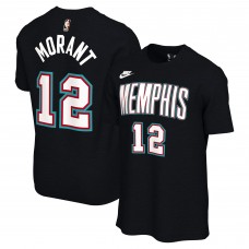 Футболка Unisex Memphis Grizzlies Ja Morant Nike Black Name & Number - Classic Edition
