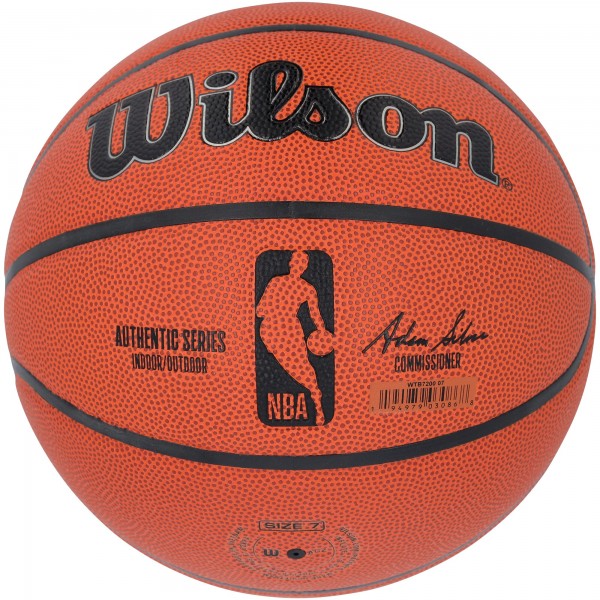 Evan Mobley Cleveland Cavaliers Autographed Fanatics Authentic Wilson Authentic Series Indoor/Outdoor Basketball with Let Em Know Inscription