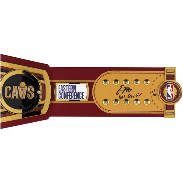 Evan Mobley Cleveland Cavaliers Autographed Fanatics Authentic WWE Legacy Title Belt with Multiple Inscriptions - Limited Edition of 10