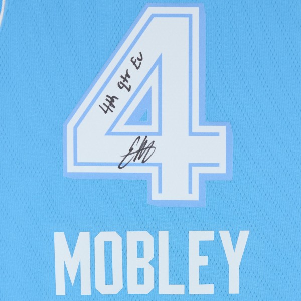 Evan Mobley Cleveland Cavaliers Autographed Fanatics Authentic Nike 2024-25 City Edition Swingman Jersey with 4th Quarter Ev Inscription