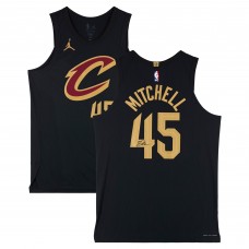 Donovan Mitchell Cleveland Cavaliers Autographed Fanatics Authentic Nike Black Statement Authentic Jersey