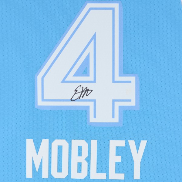 Evan Mobley Cleveland Cavaliers Autographed Fanatics Authentic Nike Blue 2024-25 City Edition Swingman Jersey
