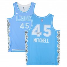 Donovan Mitchell Cleveland Cavaliers Autographed Fanatics Authentic Nike Blue 2024-25 City Edtion Swingman Jersey