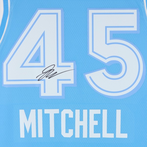 Donovan Mitchell Cleveland Cavaliers Autographed Fanatics Authentic Nike Blue 2024-25 City Edtion Swingman Jersey