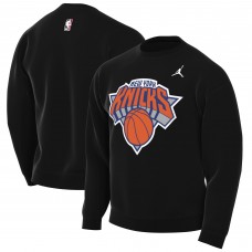 New York Knicks Jordan Brand Black Statement Edition Sweatshirt