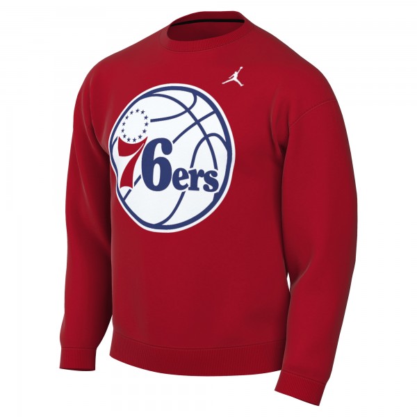 Philadelphia 76ers Jordan Brand Red Statement Edition Sweatshirt