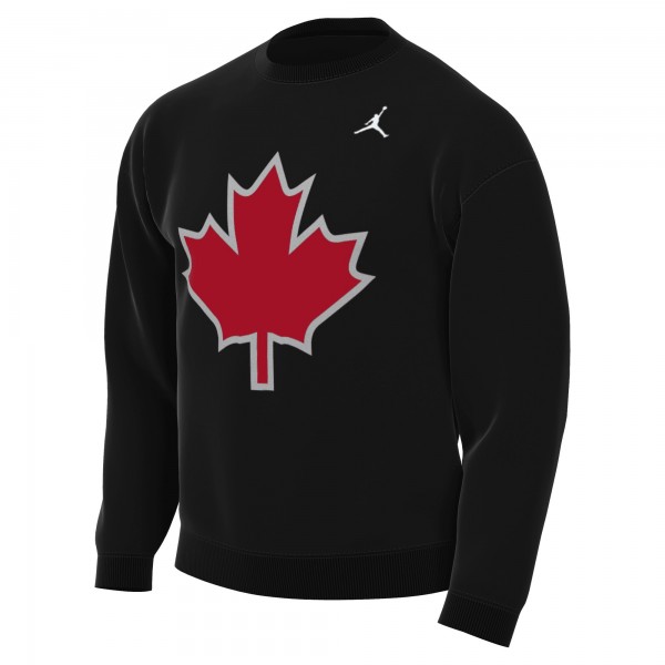 Toronto Raptors Jordan Brand Black Statement Edition Sweatshirt