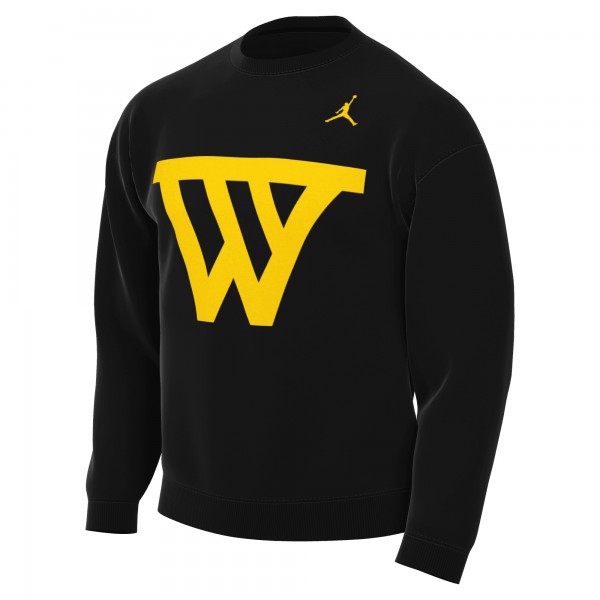 Golden State Warriors Jordan Brand Black Statement Edition Sweatshirt