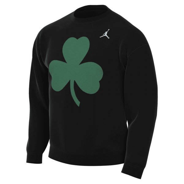 Boston Celtics Jordan Brand Black Statement Edition Sweatshirt