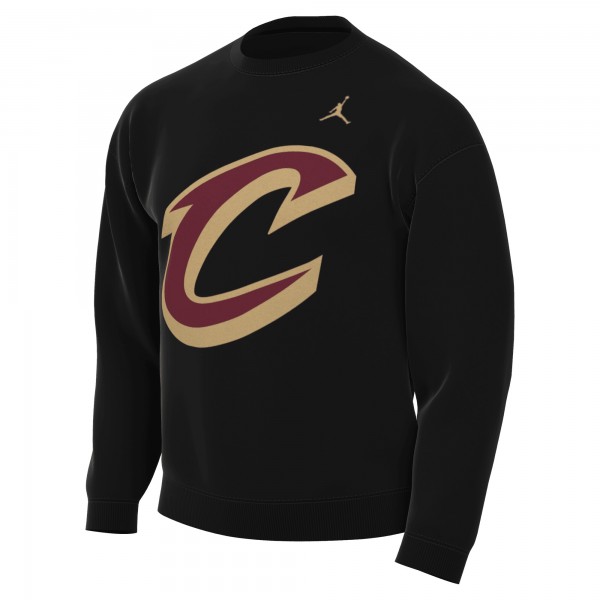 Cleveland Cavaliers Jordan Brand Black Statement Edition Sweatshirt