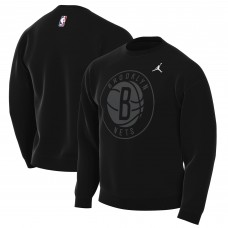 Brooklyn Nets Jordan Brand Black Statement Edition Sweatshirt