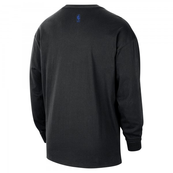 Dallas Mavericks Nike 2025/26 City Edition Remix Essential Logo Long Sleeve T-Shirt - Black
