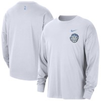 Memphis Grizzlies Nike 2025/26 City Edition Remix Essential Logo Long Sleeve T-Shirt - White