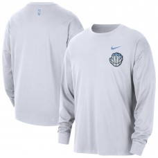 Memphis Grizzlies Nike 2025/26 City Edition Remix Essential Logo Long Sleeve T-Shirt - White