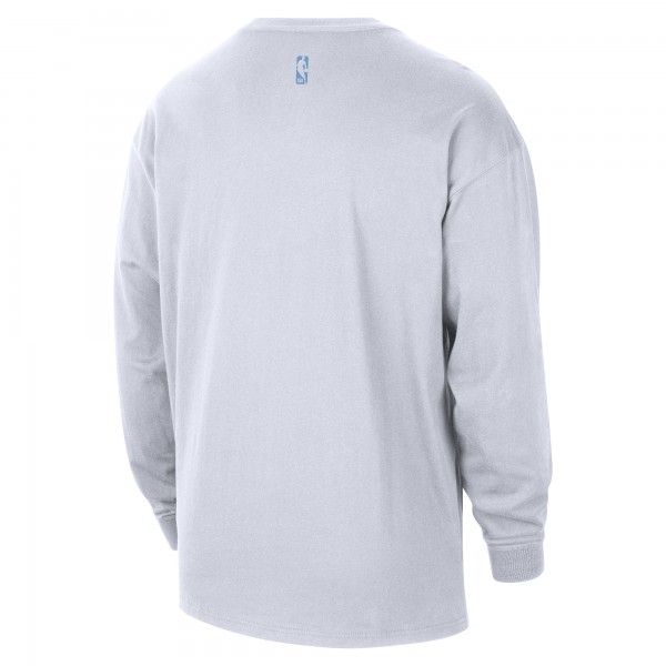 Memphis Grizzlies Nike 2025/26 City Edition Remix Essential Logo Long Sleeve T-Shirt - White