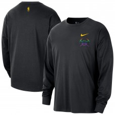 Denver Nuggets Nike 2025/26 City Edition Remix Essential Logo Long Sleeve T-Shirt - Black