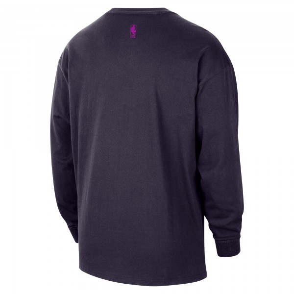 Minnesota Timberwolves Nike 2025/26 City Edition Remix Essential Logo Long Sleeve T-Shirt - Purple