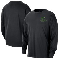 New Orleans Pelicans Nike 2025/26 City Edition Remix Essential Logo Long Sleeve T-Shirt - Black