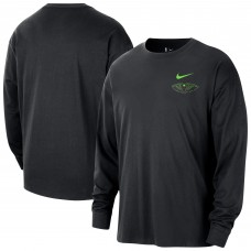 New Orleans Pelicans Nike 2025/26 City Edition Remix Essential Logo Long Sleeve T-Shirt - Black