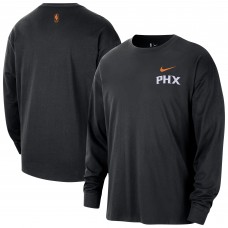 Phoenix Suns Nike 2025/26 City Edition Remix Essential Logo Long Sleeve T-Shirt - Black