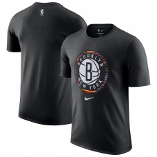 Brooklyn Nets Nike 2025/26 City Edition Remix Essential Logo T-Shirt - Black