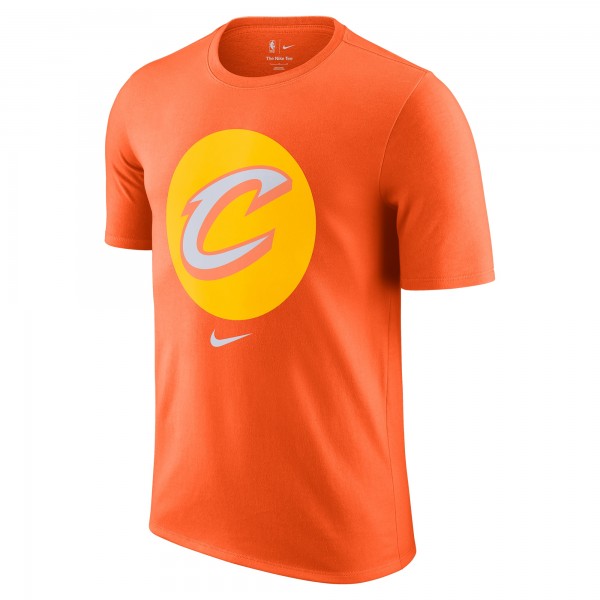 Cleveland Cavaliers Nike 2025/26 City Edition Remix Essential Logo T-Shirt - Orange