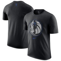 Dallas Mavericks Nike 2025/26 City Edition Remix Essential Logo T-Shirt - Black