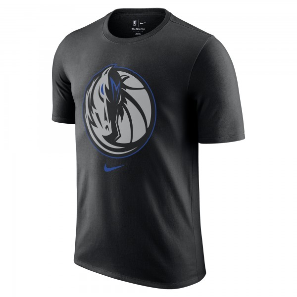 Dallas Mavericks Nike 2025/26 City Edition Remix Essential Logo T-Shirt - Black