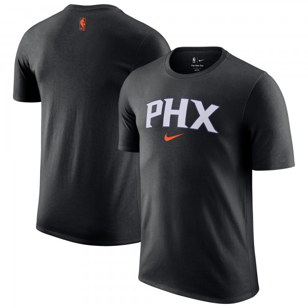 Phoenix Suns Nike 2025/26 City Edition Remix Essential Logo T-Shirt - Black