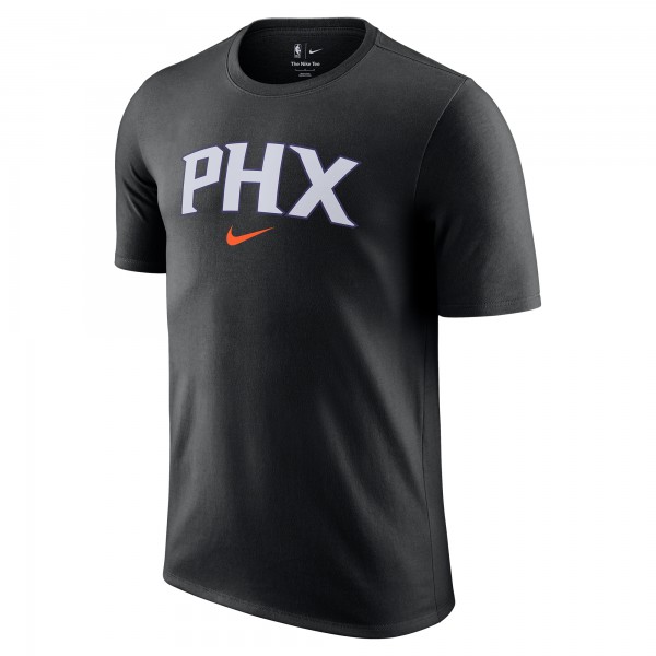 Phoenix Suns Nike 2025/26 City Edition Remix Essential Logo T-Shirt - Black