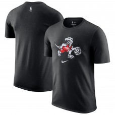 Toronto Raptors Nike 2025/26 City Edition Remix Essential Logo T-Shirt - Black