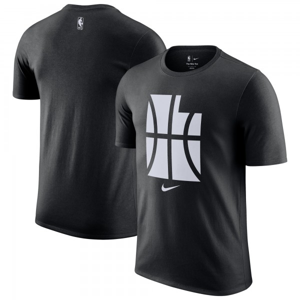 Utah Jazz Nike 2025/26 City Edition Remix Essential Logo T-Shirt - Black