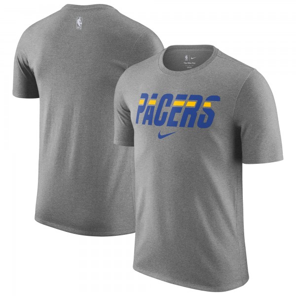 Indiana Pacers Nike 2025/26 City Edition Remix Essential Logo T-Shirt - Heather Gray