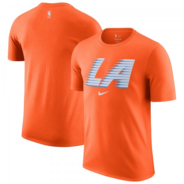 LA Clippers Nike 2025/26 City Edition Remix Essential Logo T-Shirt - Orange