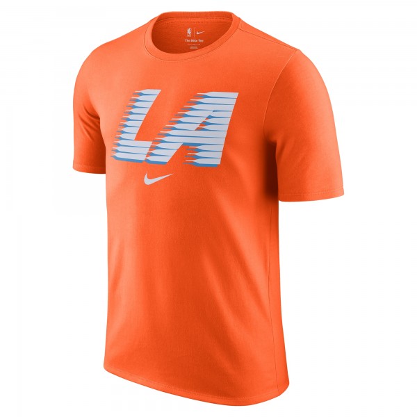 LA Clippers Nike 2025/26 City Edition Remix Essential Logo T-Shirt - Orange