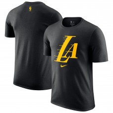 Los Angeles Lakers Nike 2025/26 City Edition Remix Essential Logo T-Shirt - Black