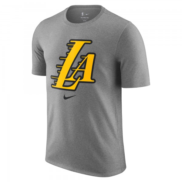 Los Angeles Lakers Nike 2025/26 City Edition Remix Essential Logo T-Shirt - Heather Gray