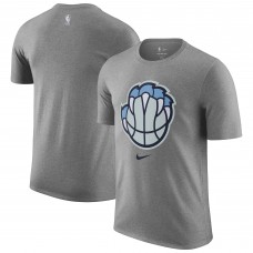 Memphis Grizzlies Nike 2025/26 City Edition Remix Essential Logo T-Shirt - Heather Gray
