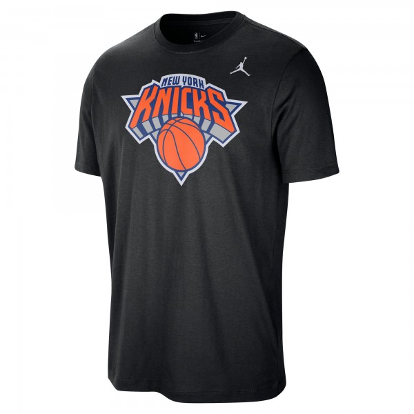 New York Knicks Jordan Brand Black Statement Edition Essential T-Shirt