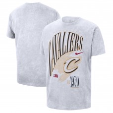 Футболка Unisex Cleveland Cavaliers Nike White Classic Edition Hardwood Classics Vintage