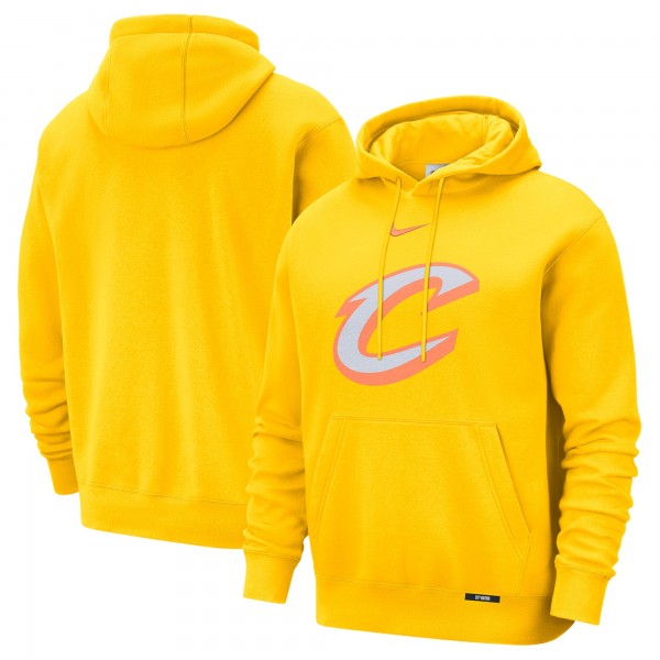 Толстовка Cleveland Cavaliers Nike 2025/26 City Edition Essential Logo Remix - Yellow