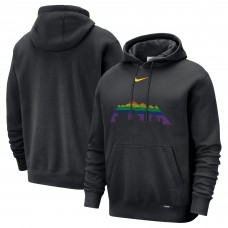 Denver Nuggets Nike 2025/26 City Edition Essential Logo Remix Hoodie - Black