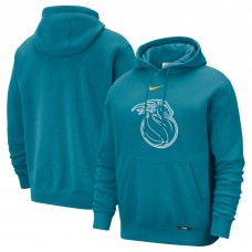 Detroit Pistons Nike 2025/26 City Edition Essential Logo Remix Hoodie - Teal