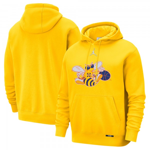 Толстовка Charlotte Hornets Jordan Brand 2025/26 City Edition Essential Logo Remix - Yellow