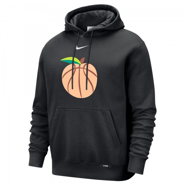 Atlanta Hawks Nike 2025/26 City Edition Essential Logo Remix Hoodie - Black