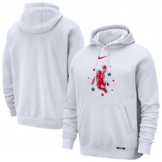 Houston Rockets Nike 2025/26 City Edition Essential Logo Remix Hoodie - White