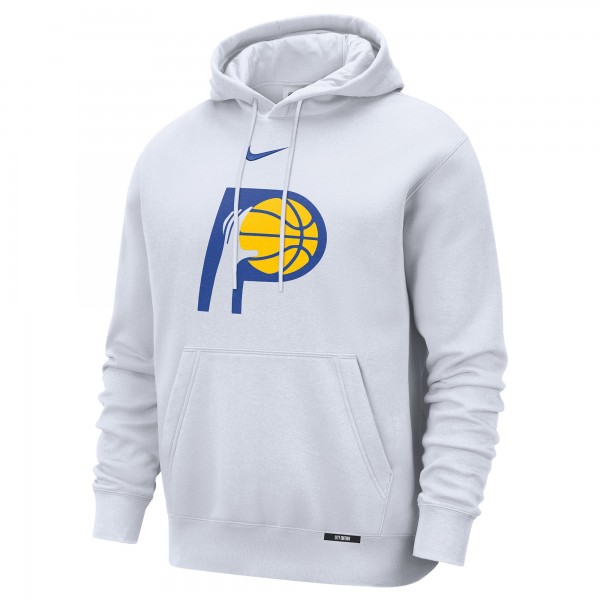 Толстовка Indiana Pacers Nike 2025/26 City Edition Essential Logo Remix - White