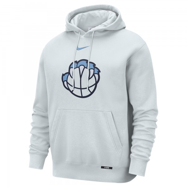 Memphis Grizzlies Nike Silver 2025/26 City Edition Essential Logo Remix Hoodie