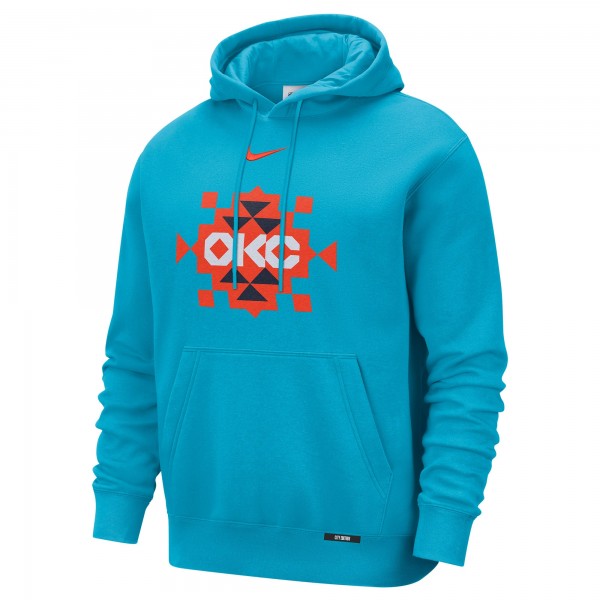 Толстовка Oklahoma City Thunder Nike 2025/26 City Edition Essential Logo Remix - Turquoise