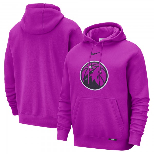 Minnesota Timberwolves Nike 2025/26 City Edition Essential Logo Remix Hoodie - Purple